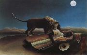 Henri Rousseau Roma s sleep painting